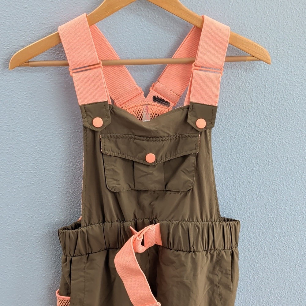 FP Movement Morning Meadow Jumpsuit Stylish Brown Pink Women's Jumpsuit Overalls - Picture 4 of 12